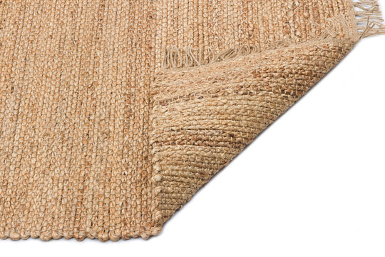Maldiv 02 Natural Jüt %100 El Dokuma Hasır Halı Antre, Hol, Balkon, Oturma Odası Halısı