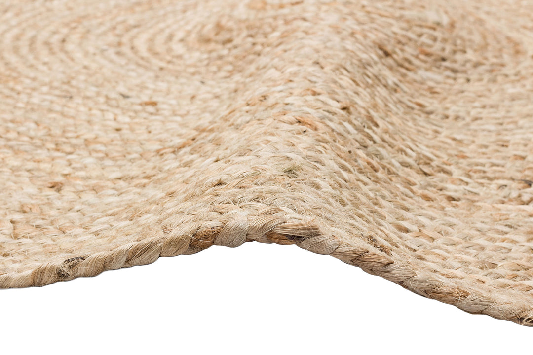 Maldiv 01R Natural Jüt %100 El Dokuma Hasır Halı Antre, Hol, Balkon, Oturma Odası Halısı