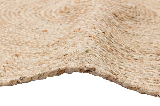 Maldiv 01R Natural Jüt %100 El Dokuma Hasır Halı Antre, Hol, Balkon, Oturma Odası Halısı