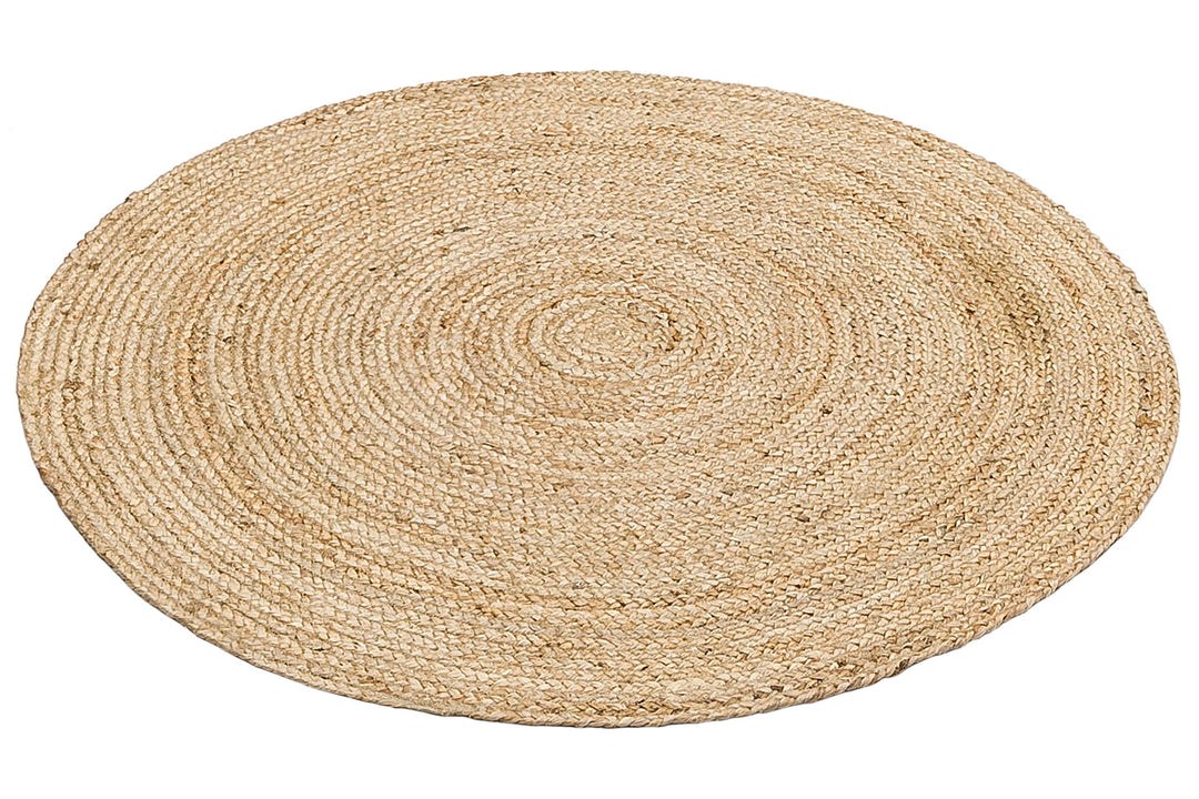Maldiv 01R Natural Jüt %100 El Dokuma Hasır Halı Antre, Hol, Balkon, Oturma Odası Halısı