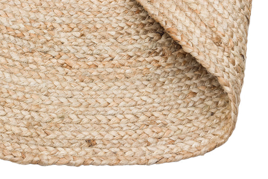 Maldiv 01R Natural Jüt %100 El Dokuma Hasır Halı Antre, Hol, Balkon, Oturma Odası Halısı