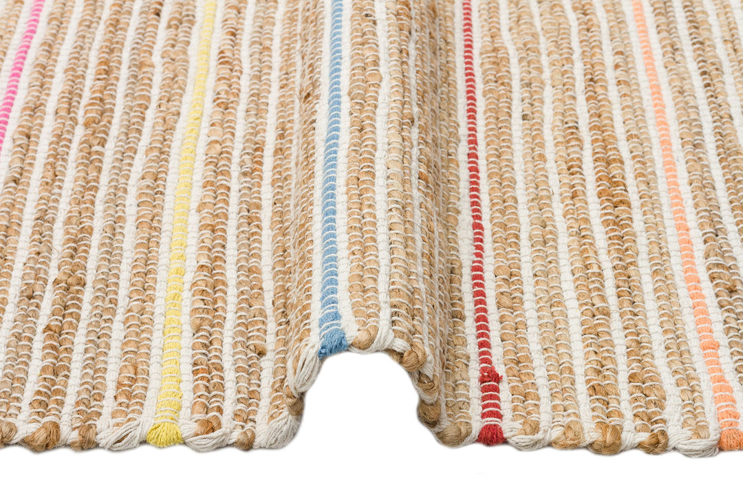 Maldiv 05 Natural Multy Jüt %100 El Dokuma Hasır Halı Antre, Hol, Balkon, Oturma Odası Halısı
