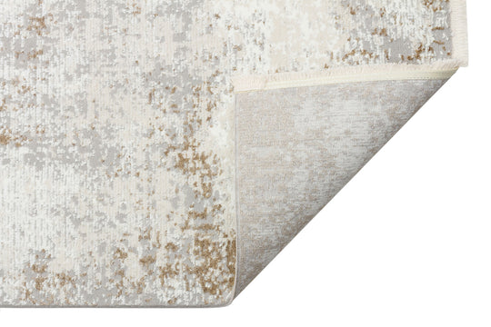 Prisma 05 Grey Beige Hav Toz Vermeyen Yumuşak Dokulu Sade Ve Şık Oturma Odası, Koridor Halısı