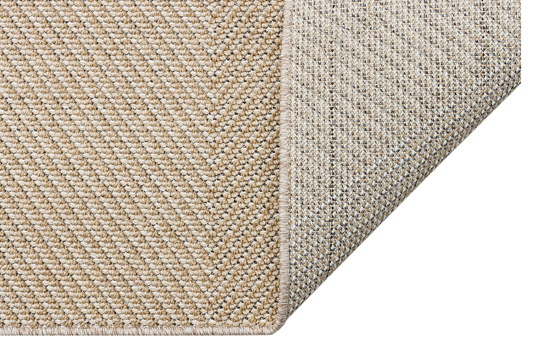 Lion 08 Beige Hasır Dokulu Bukle Dokumasıyla Hav Toz Vermez Modern Makine Halısı