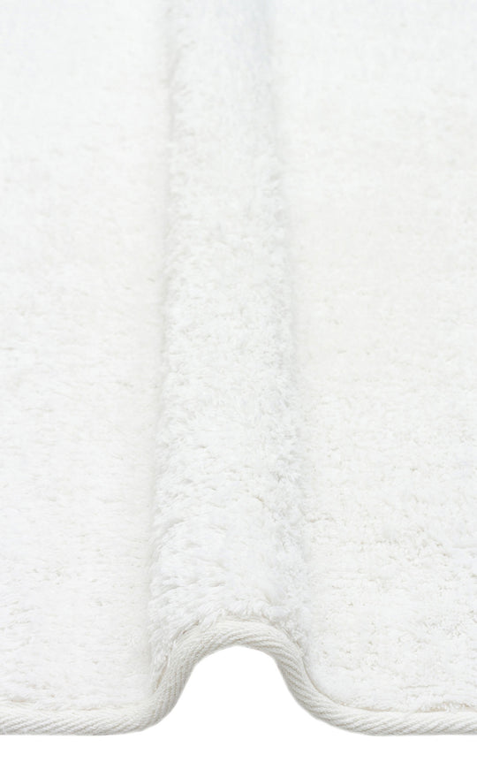 Candy Baby Plain Q White %100 Pamuk Naturel Malzeme ile Üretilmiş Kaymaz Bebek Yuvarlak Çocuk Halısı