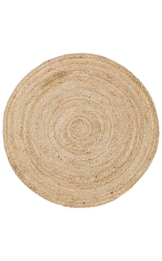 Maldiv 01R Natural Jüt %100 El Dokuma Hasır Halı Antre, Hol, Balkon, Oturma Odası Halısı