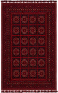 Şiraz 03 Red Afgan El Dokuma Desenli Hav Toz Vermez Salon, Mutfak, Koridor Yıkanabilir Kaymaz Kilim