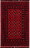 Şiraz 04 Red Afgan El Dokuma Desenli Hav Toz Vermez Salon, Mutfak, Koridor Yıkanabilir Kaymaz Kilim