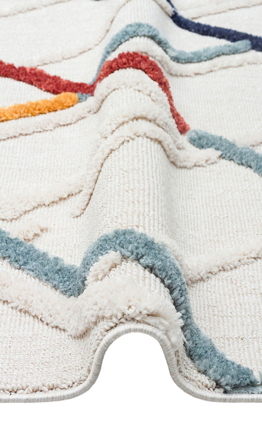 Tokyo 03 Multy Canlı Renkli ve Yumuşak Dokulu Çocuk Odası, Koridor, Salon, Yolluk, Mutfak Halısı