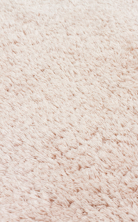 Candy Baby Plain Q Beige %100 Pamuk Naturel Malzeme ile Üretilmiş Kaymaz Bebek Yuvarlak Çocuk Halısı