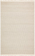 Lion 01 Beige Hasır Dokulu Bukle Dokumasıyla Hav Toz Vermez Modern Makine Halısı