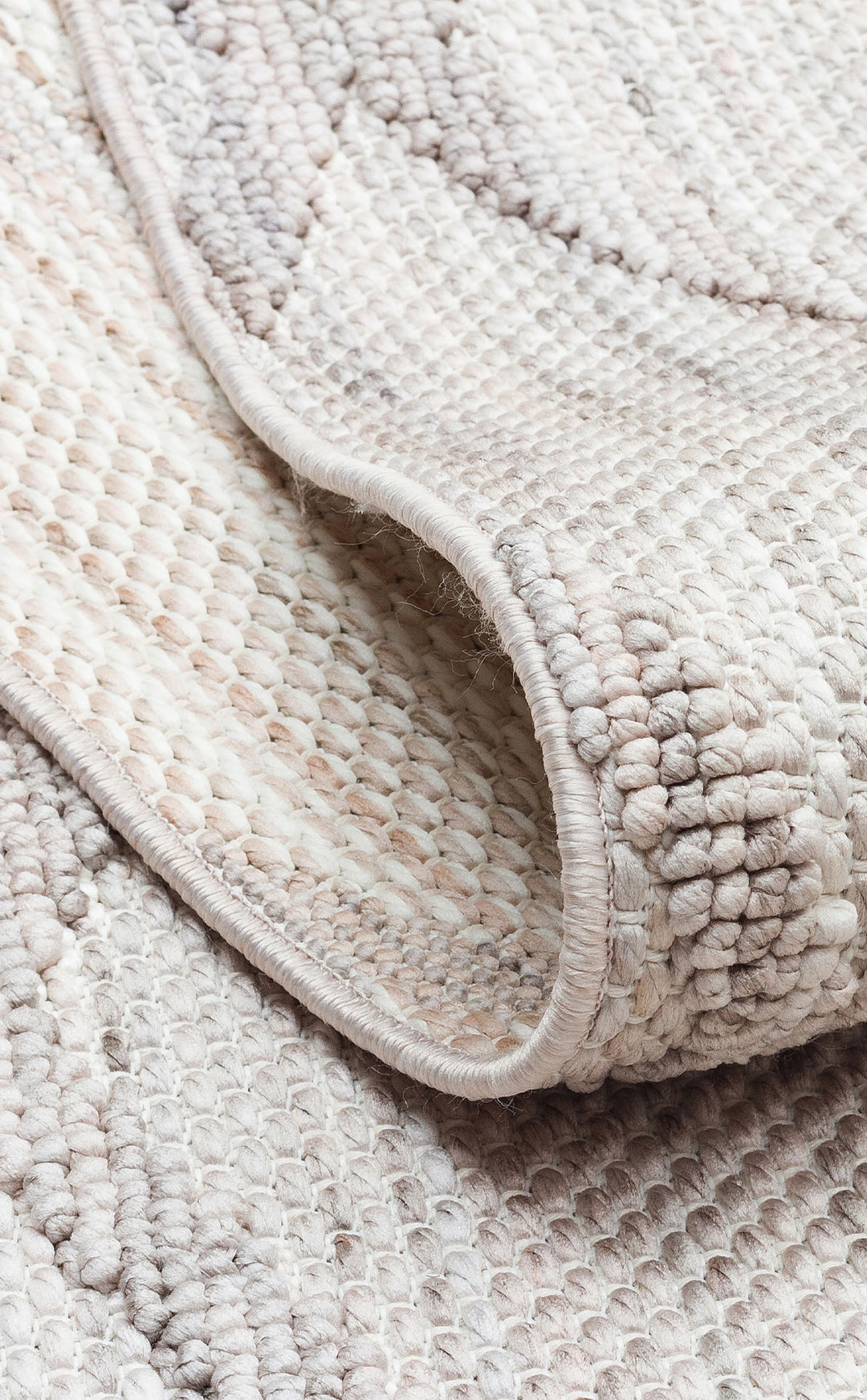 Cunda 04 Grey Yumuşak Dokulu Hav Toz Vermeyen Bukle Dokuma Salon, Mutfak, Koridor Halısı