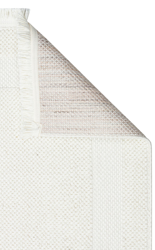 Cunda 05 Cream Yumuşak Dokulu Hav Toz Vermeyen Bukle Dokuma Salon, Mutfak, Koridor Halısı