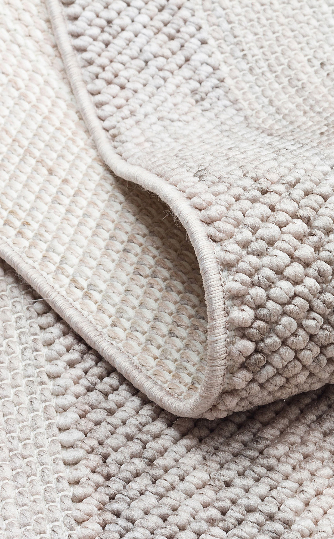 Cunda 05 Grey Yumuşak Dokulu Hav Toz Vermeyen Bukle Dokuma Salon, Mutfak, Koridor Halısı