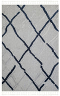 Tokyo 03 Grey Navy Canlı Renkli ve Yumuşak Dokulu Çocuk Odası, Koridor, Salon, Yolluk, Mutfak Halısı