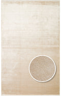 Loft 01 Beige Düz Sade Modern Tasarımlı, Yüksek Kalite Sık Dokuma Viskon Salon Halısı