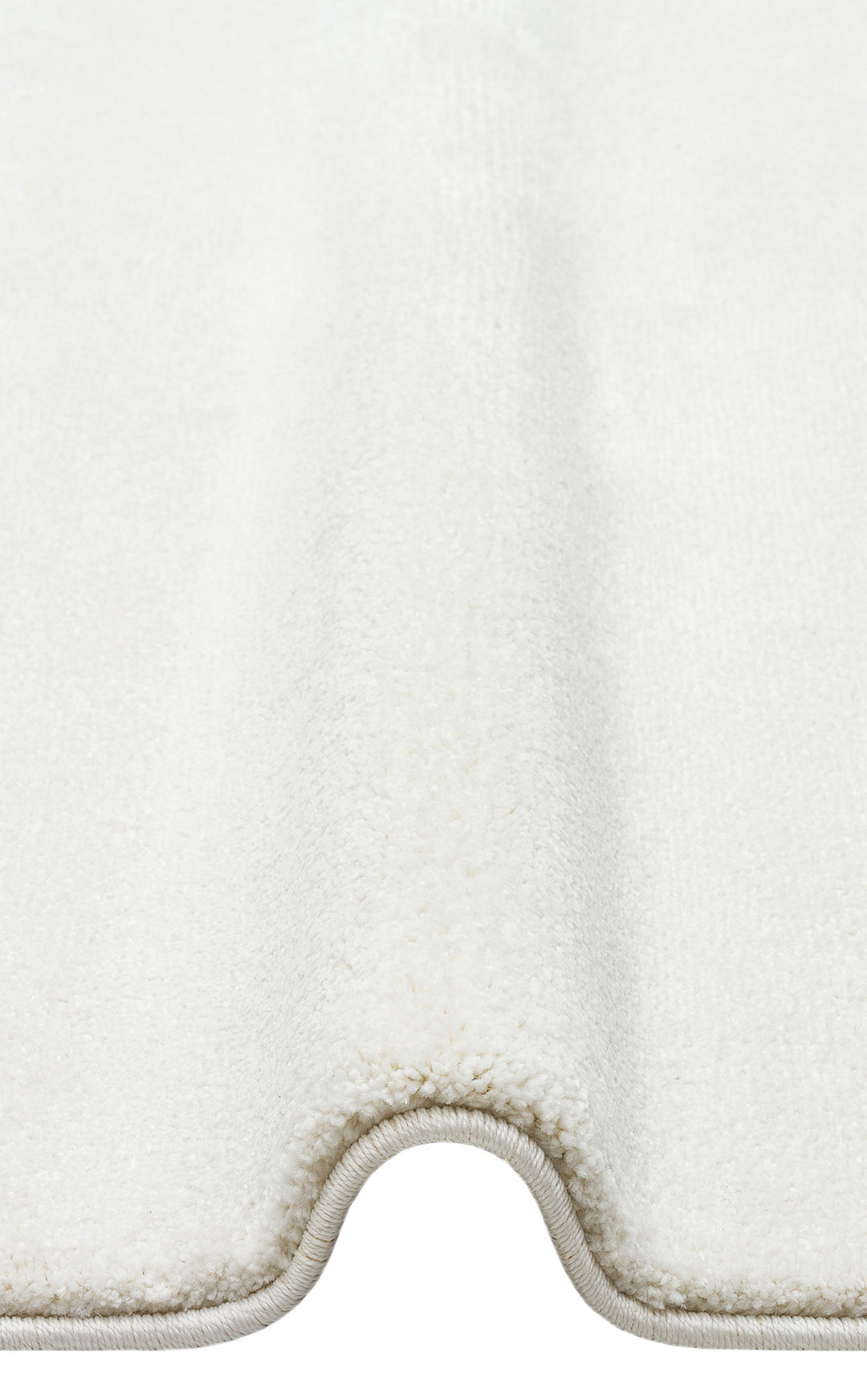 Bakü Plaın White Hav Toz Vermeyen Yumuşak Dokulu Sade Tek Renk Modern Halı