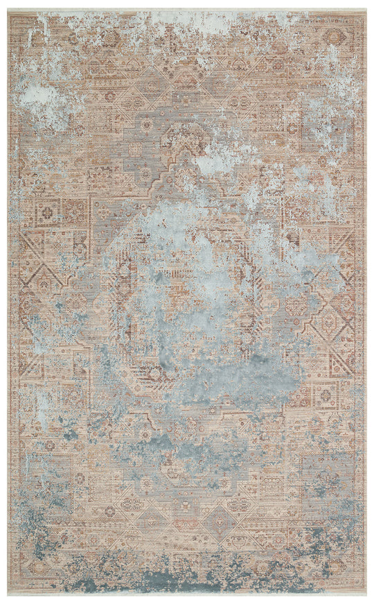 Versay 03 Grey Özel Boyama Teknikleri ile Üretilen Bambu Modern ve Şık Salon Halısı