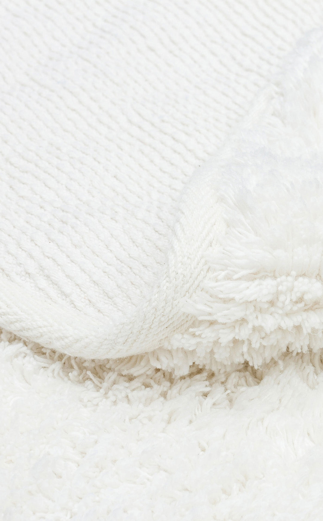 Candy Baby Plain Q White %100 Pamuk Naturel Malzeme ile Üretilmiş Kaymaz Bebek Yuvarlak Çocuk Halısı