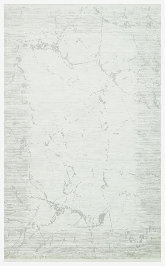 Prisma 20 Cream Grey Hav Toz Vermeyen Yumuşak Dokulu Sade Ve Şık Oturma Odası, Koridor Halısı