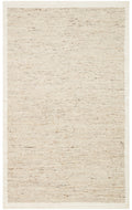 Soul Grey Cream, Yün ve Jüt ile Üretilen Kendinden Bordürlü Modern %100 Doğal Salon Halısı