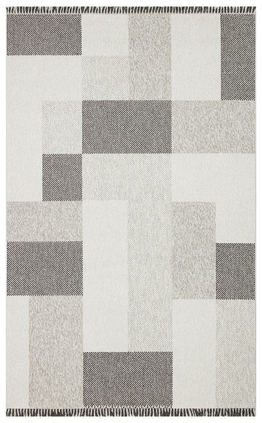 Budva 07 Grey Yumuşak Bukle Dokulu Hav Toz Vermeyen Kesme Yolluk, Koridor, Mutfak,Salon Halısı