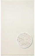 Hurgada 03 White Yumuşak Modern İskandinav Tarzlı Yolluk, Koridor, Salon, Oturma Odası Halısı