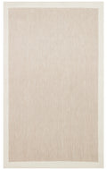 Samos 02 Beige Kaymaz Tabanlı Makine de Yıkanabilir, Silinebilir Mutfak Halısı Sisal Kilim