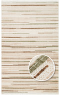 Hurgada 01 Green Brown Yumuşak Modern İskandinav Tarzlı Yolluk, Koridor, Salon, Oturma Odası Halısı