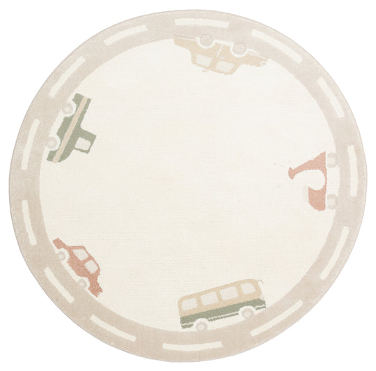 Zuma 01 cream multy Antialerjik Yapısıyla Özenle Üretilmiş Yıkanabilir Çocuk ve Bebek Halısı