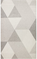 Samos 03 Grey Kaymaz Tabanlı Makine de Yıkanabilir, Silinebilir Mutfak Halısı Sisal Kilim