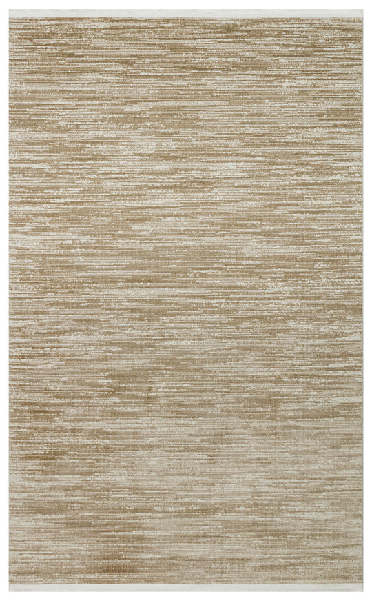 Prisma 19 Beige Hav Toz Vermeyen Yumuşak Dokulu Sade Ve Şık Oturma Odası, Koridor Halısı