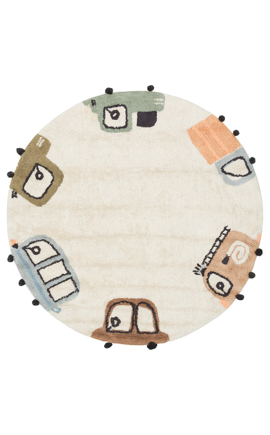 Candy Baby 15 %100 Pamuk Naturel Malzeme ile Üretilmiş Kaymaz Bebek Çocuk Halısı