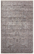 Pera 07 Smoke Grey Uşaklı Kadınların Yoğun El Emeği ile Dokunan Soyut Desenli, Salon Halısı