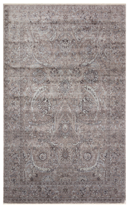 Pera 07 Smoke Grey Uşaklı Kadınların Yoğun El Emeği ile Dokunan Soyut Desenli, Salon Halısı