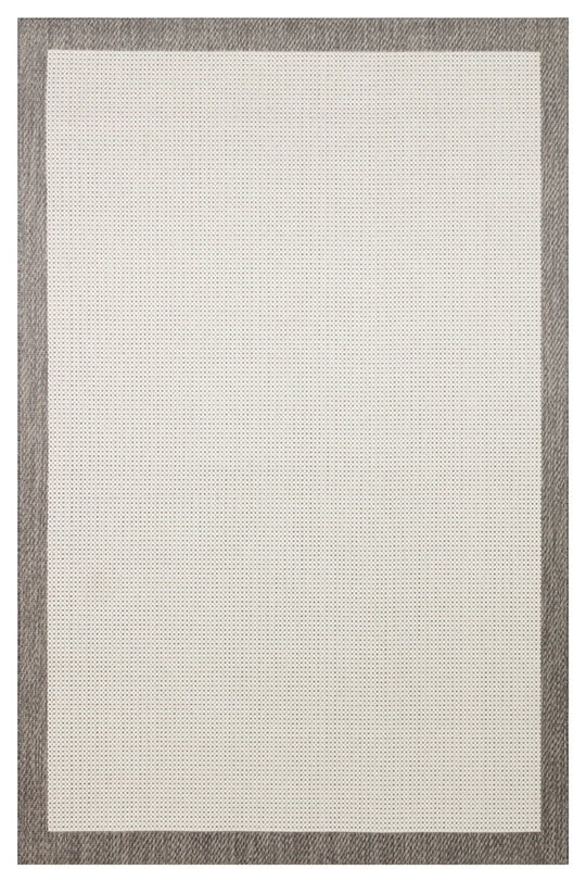Samos 04 Grey Kaymaz Tabanlı Makine de Yıkanabilir, Silinebilir Mutfak Halısı Sisal Kilim