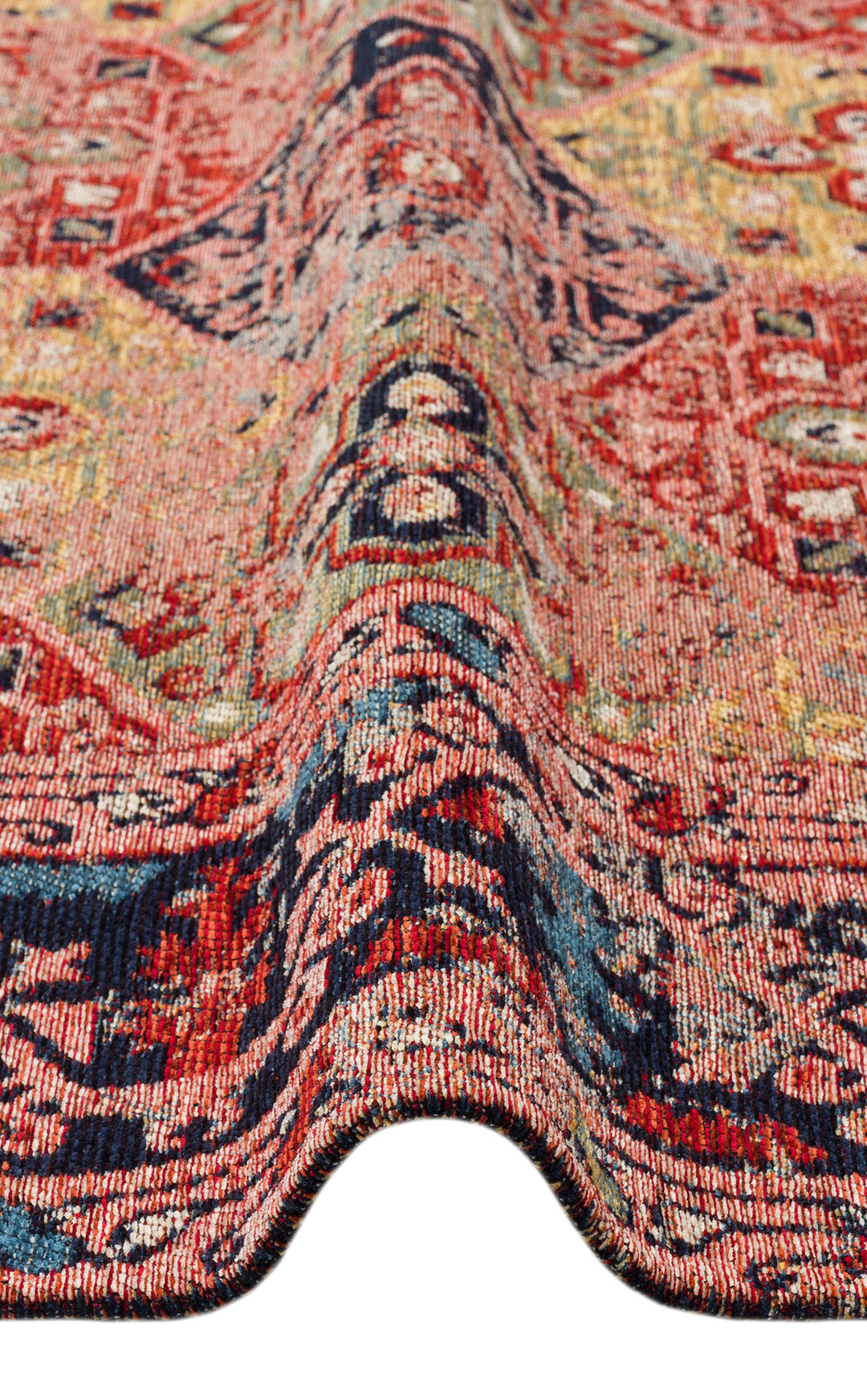 Avanos Kilim 01 Multy Anadolu'nun Antik Desenlerinden esinlenilen Yıkanabilir Kaymaz Tabanlı Kilim