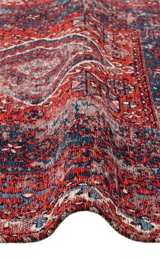 Avanos Kilim 02 Multy Anadolu'nun Antik Desenlerinden esinlenilen Yıkanabilir Kaymaz Tabanlı Kilim