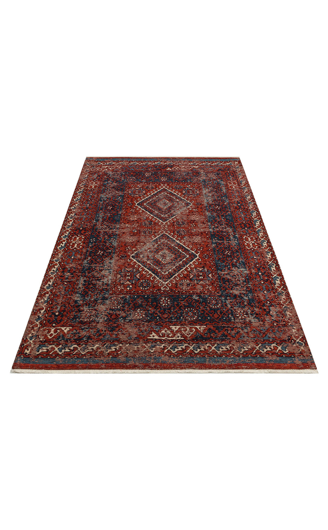 Avanos Kilim 02 Multy Anadolu'nun Antik Desenlerinden esinlenilen Yıkanabilir Kaymaz Tabanlı Kilim