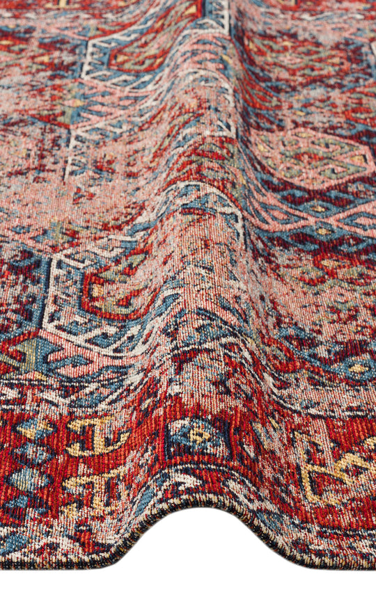 Avanos Kilim 03 Multy Anadolu'nun Antik Desenlerinden esinlenilen Yıkanabilir Kaymaz Tabanlı Kilim