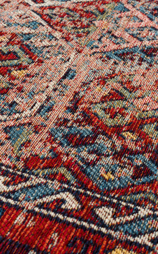 Avanos Kilim 03 Multy Anadolu'nun Antik Desenlerinden esinlenilen Yıkanabilir Kaymaz Tabanlı Kilim