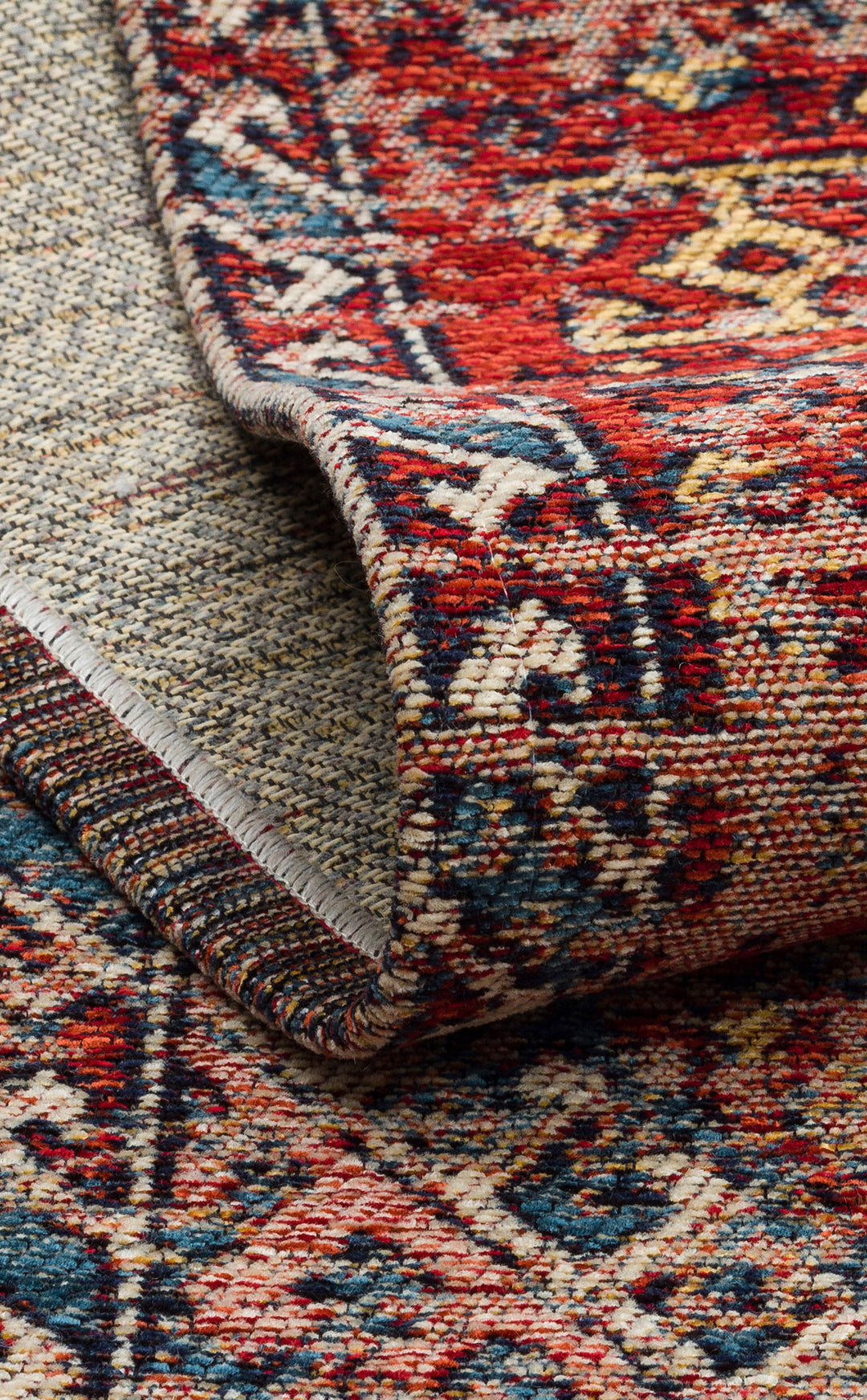 Avanos Kilim 03 Multy Anadolu'nun Antik Desenlerinden esinlenilen Yıkanabilir Kaymaz Tabanlı Kilim