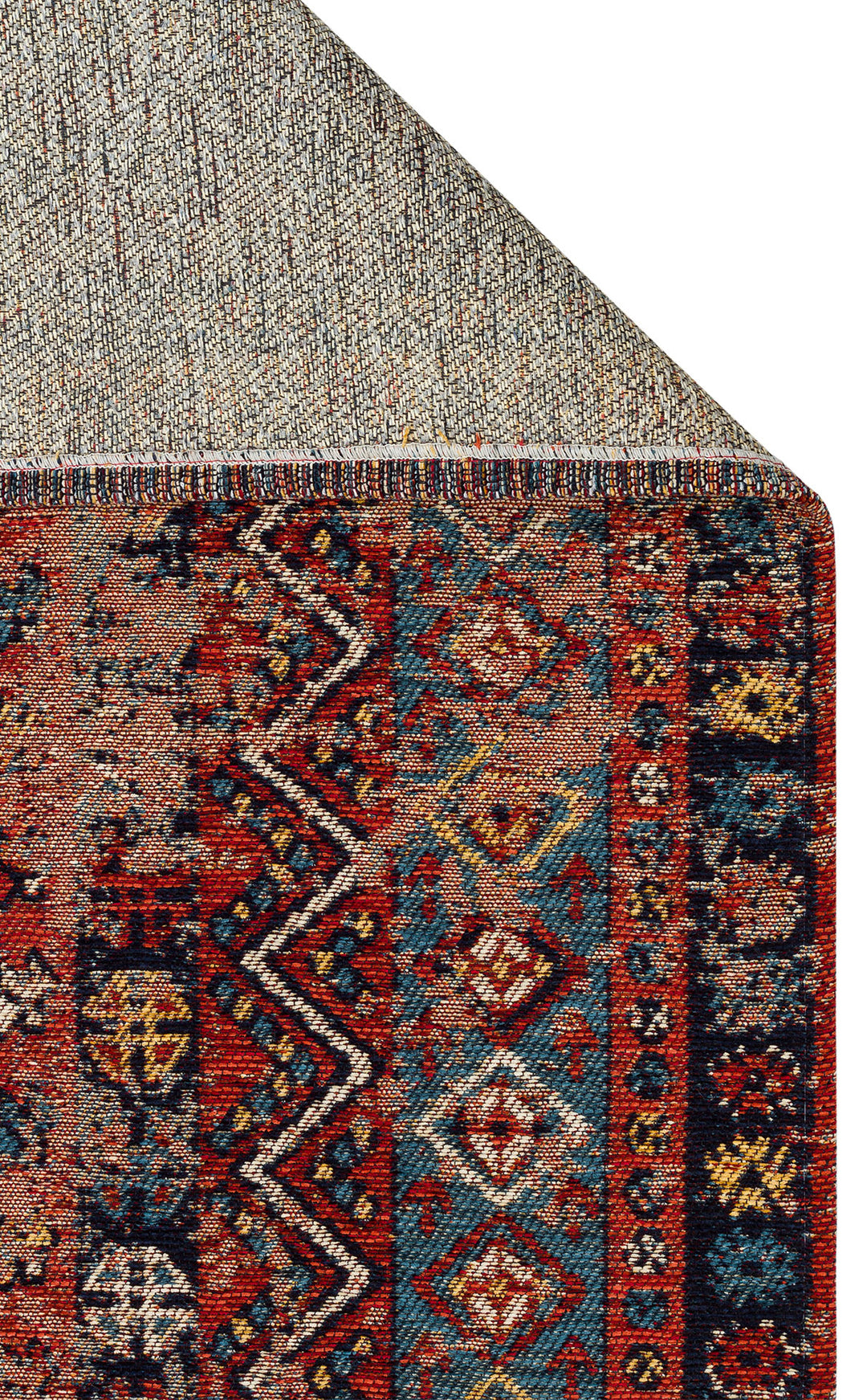 Avanos Kilim 04 Multy Anadolu'nun Antik Desenlerinden esinlenilen Yıkanabilir Kaymaz Tabanlı Kilim
