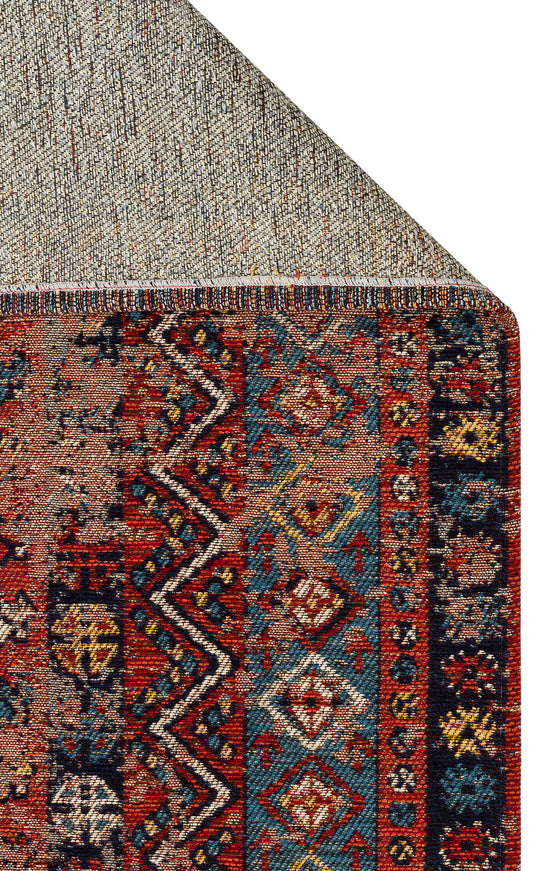 Avanos Kilim 04 Multy Anadolu'nun Antik Desenlerinden esinlenilen Yıkanabilir Kaymaz Tabanlı Kilim