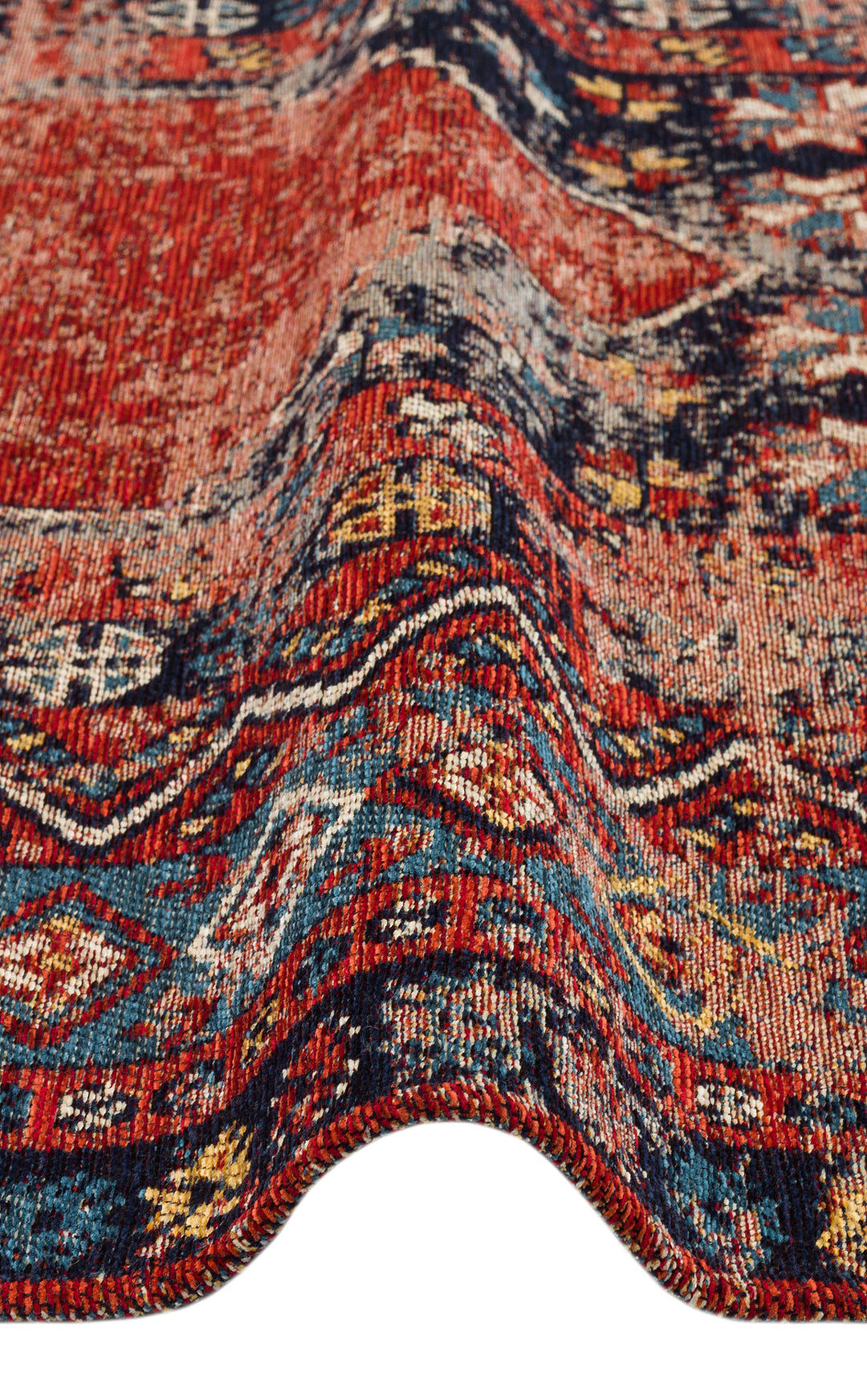 Avanos Kilim 04 Multy Anadolu'nun Antik Desenlerinden esinlenilen Yıkanabilir Kaymaz Tabanlı Kilim