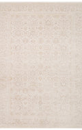 Kyoto 02 Beige Cream Klasik Desenlere Sahip Sık Dokuma Yüksek Kalite Oturma Odası Salon Halısı