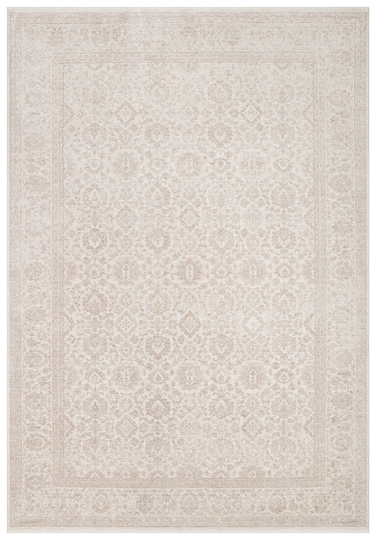 Kyoto 03 Cream Beige Klasik Desenlere Sahip Sık Dokuma Yüksek Kalite Oturma Odası Salon Halısı