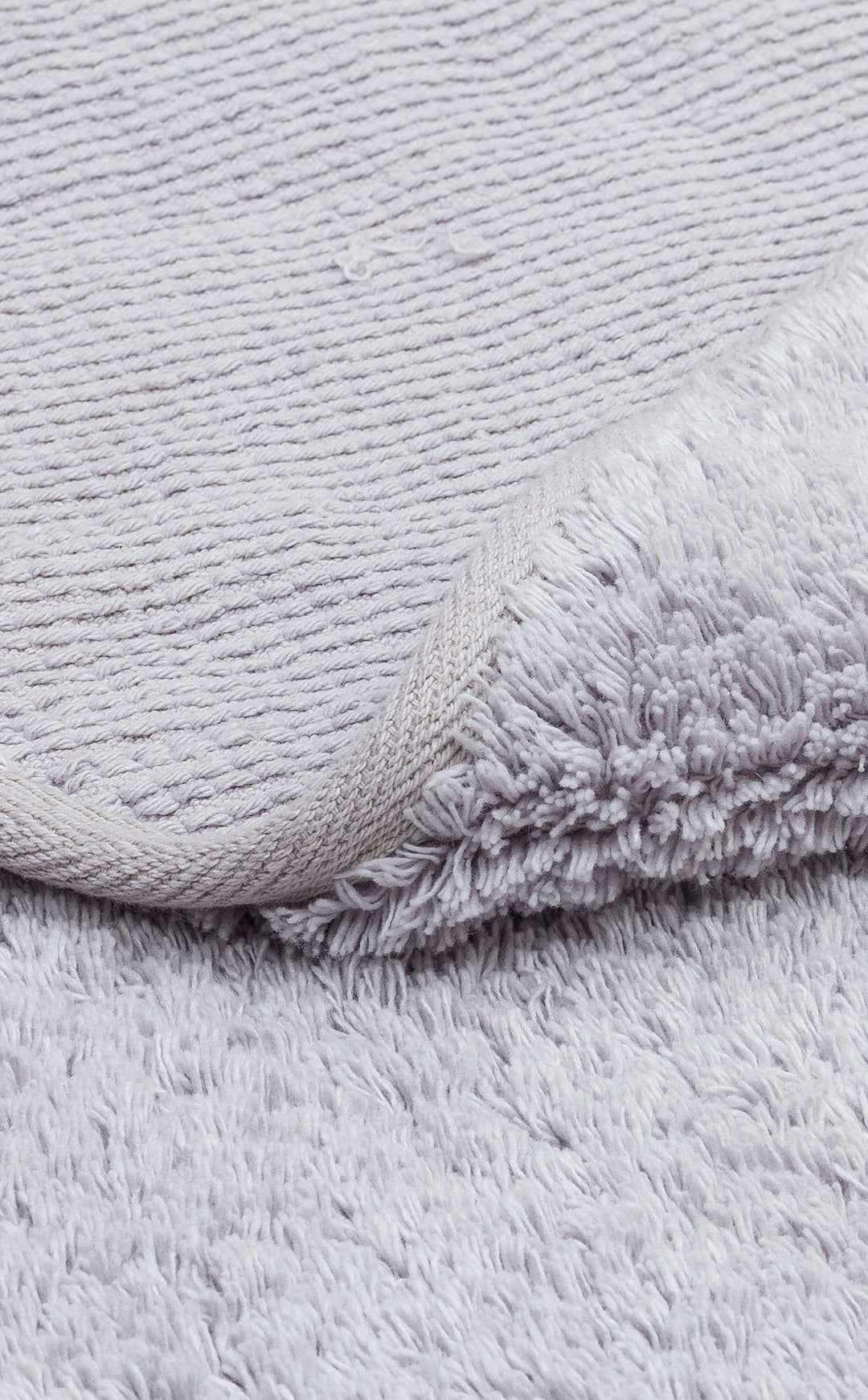 Candy Baby Plain Q Grey %100 Pamuk Naturel Malzeme ile Üretilmiş Kaymaz Bebek Yuvarlak Çocuk Halısı