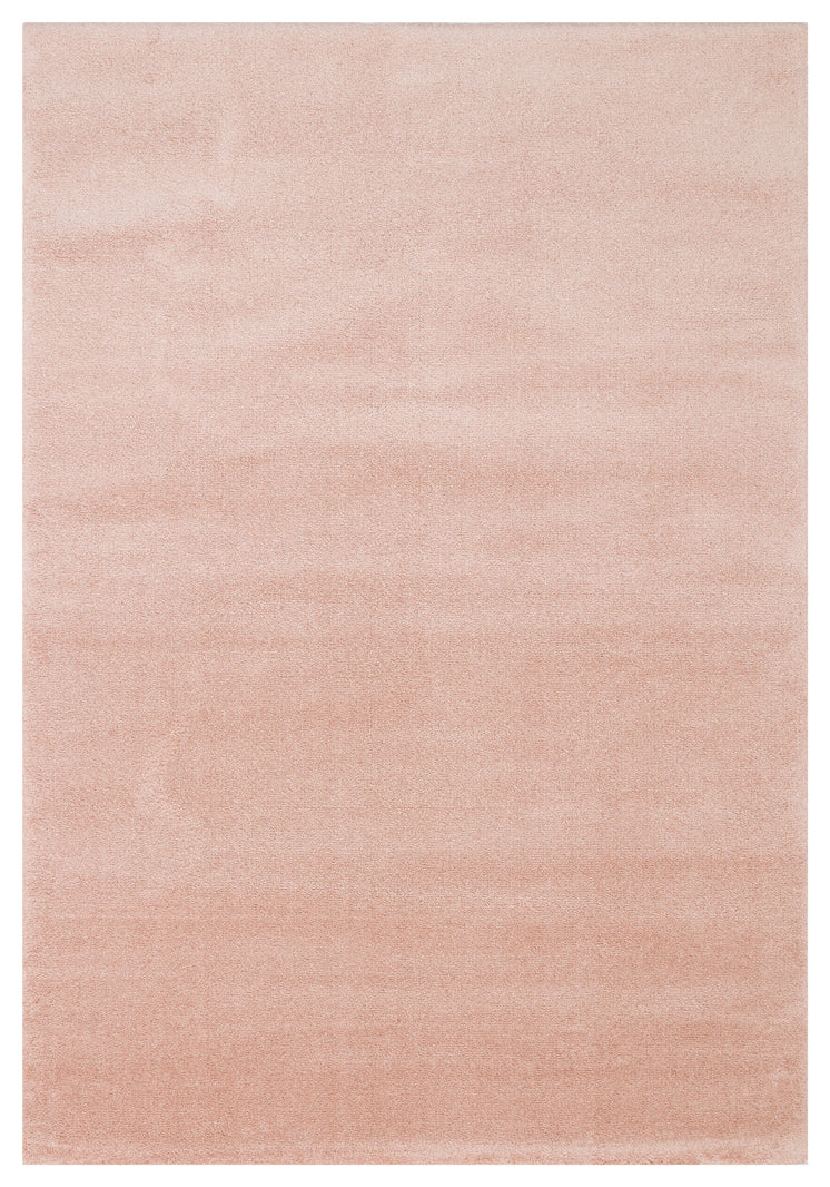 Soft Pembe Kolay Kullanımlı Hav Toz Vermez Yumuşak Dokulu Modern Pofuduk Halı