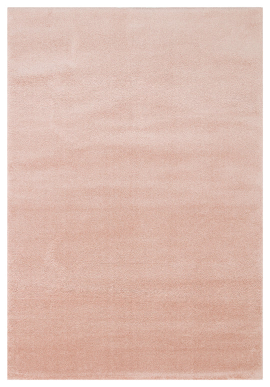 Soft Pembe Kolay Kullanımlı Hav Toz Vermez Yumuşak Dokulu Modern Pofuduk Halı